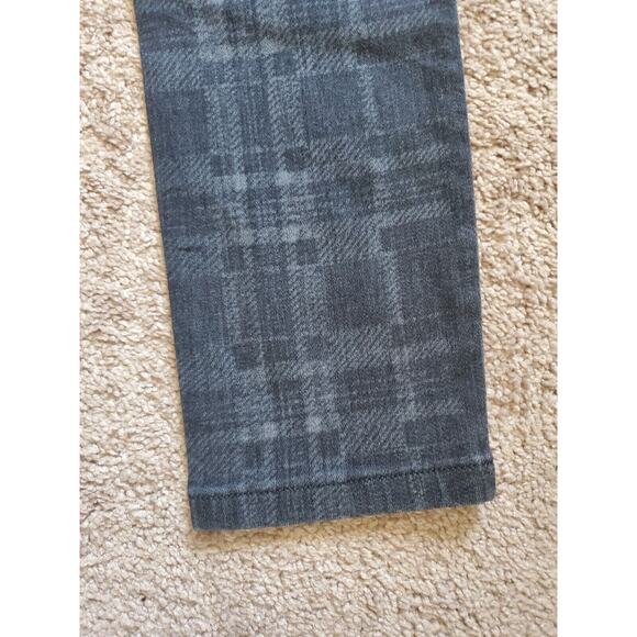 DL1961 Florence Instasculpt Skinny Jeans Dahlia Black Gray Plaid Denim, Size 29 - Picture 13 of 13